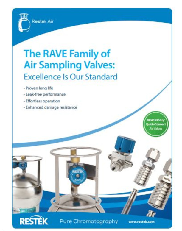 Restek RAVE Family of Air Sampling Valves